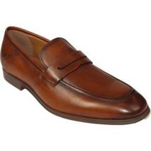Men's Shoes Steve Madden Soft Leather upper Slip On Penny Acheron Brandy image 9