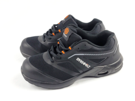 DYKHMILY Steel Toe Work Shoes Men&#39;s 8 black non-slip New w/o box  - £29.54 GBP