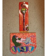 2 Lot-Disney’s Hunchback of Notre Dame Pencil Eraser Top-Jumbo Die Cut-M... - $19.39