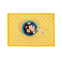 Breeze Block double-sided Woven Placemat-Yellow - $8.00