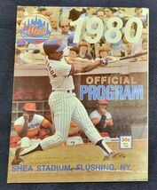 1980 New York Mets vs Phillies Program Score Book Steve Henderson Magazi... - $4.94