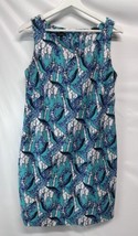 Talbots Sheath Dress Sleeveless Stretch Giraffe Career Preppy 6 - $37.59