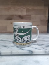 L. Croft Virgo Zodiac Coffee Mug 1993, Westwood Hay Ward CA, Vintage Tea... - $9.90