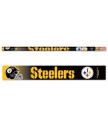 PITTSBURGH STEELERS 6 PACK PENCILS NEW &amp; OFFICIALLY LICENSED - £6.85 GBP