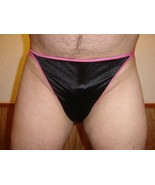 Super Sexy Second Skin Satin String Bikini Panties for Men or Women Size... - $13.06