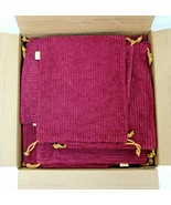 Lot of 60 Cosmetic / Makeup Bags (Bag Only) 8”x10” burgundy - £47.50 GBP