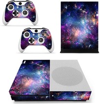 Fottcz Multi-Nebula Vinyl Skin For The Xbox One Slim Console And Controllers - £26.33 GBP