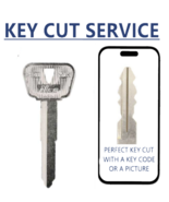 KEY CUT SERVICE + Ilco - YM63 / Yamaha Motorcycle Key Blank YH35RBP - $18.69