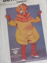 Butterick 6350 Pattern Child&#39;s Tweety Bird Costume Sz S 2-4 Vintage Looney Tunes - £7.17 GBP