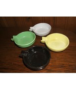 Vintage Set of 4 Colorful Ceramic Ashtrays Made In Germany - £23.32 GBP