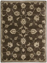 Nourison 9415 Superlative Area Rug Collection Chocolate 3 ft 6 in. x 5 ft 6 in.  - £161.15 GBP