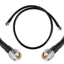 3 Ft Pl259 (Uhf) Male To Male Low-Loss Coax Extension Cable (50 Ohm), Pl-259 M/M - £20.82 GBP