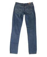 Levis Jeans Juniors 7 Blue 524 Too Superlow Bootcut Stretch Denim Y2K Lo... - €18,67 EUR