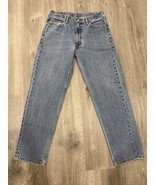 Levis 550 Mens 34X34 Blue Jeans Pants 5 Pocket 100% Cotton - $461.93 MXN