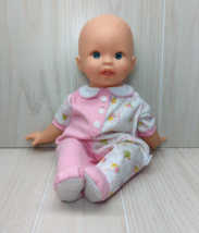 Fisher Price Little Mommy 2001 baby doll blue eyes bees hearts pjs remov... - $29.69