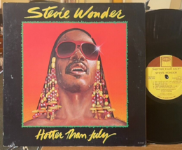 Stevie Wonder Hotter than July Vinyl LP Tamla T8-373M1 Master Blaster Jammin&#39; - £11.72 GBP
