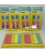 Post-It Lot 500 Page Markers 160 Tabs Multiple Colors 6 Packs Total - £13.10 GBP