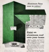 1960 Reynolds Aluminum Spray Paint Advertisement Home Roofing Vintage DWF26 - $27.40 CAD
