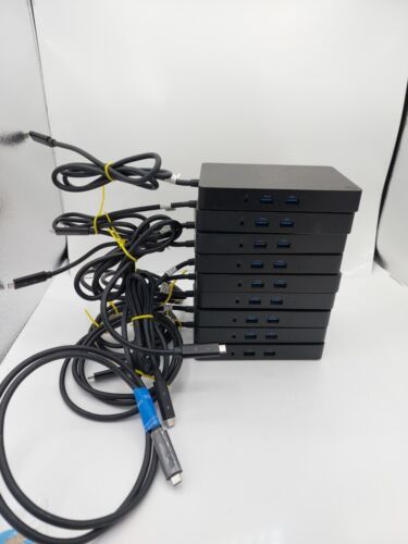 Lot of 9 Genuine Dell WD15 4K USB-C Business Docking Station K17A No AC Adapters - $94.04