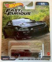 New Hot Wheels Premium Fast &amp; Furious Dodge Charger Srt Hellcat Widebody 1:64 - £20.79 GBP