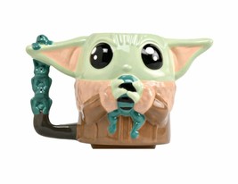 BRAND NEW Zak Designs Mandalorian Baby Yoda Child w/ Frog Figural Coffee... - £15.81 GBP
