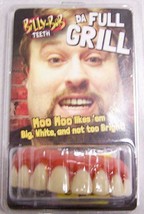 Da Full Grill Plain Teeth Fake Joke Bad False Billy Bob Costume New NV1062 Gag - £7.58 GBP