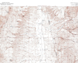 Pine Valley Quadrangle, Nevada 1952 Topo Map USGS 15 Minute Topographic - $21.99