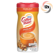 12x Containers Nestle Coffee Mate Hazelnut Flavor Coffee Creamer | 15oz - £71.83 GBP