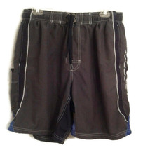 Speedo L swimsuit trunks board shorts bathing Swim suit green blue - $15.00