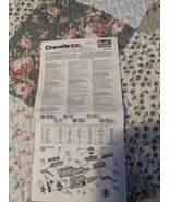 Chevelle Street Machine Vintage 1985 Original Instructions Kit 2715 1/24 - $3.95