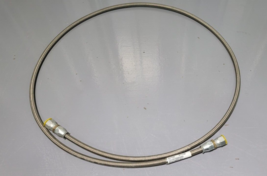Eaton Stainless Steel Braided Hose Swivel Female JIC 1/4&quot; Fittings, 53&quot; ... - $505.45 MXN