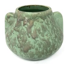 Vintage 1930&#39;s Art Vellum McCoy Pottery Green Pot Vase, 5.5&quot; Tall - $346.60 MXN