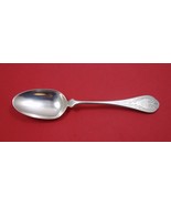 Vanderslice Coin Silver Teaspoon Engraved with Shield Design 6&quot; - $79.54 CAD