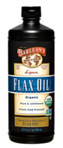 Organic Lignan Flax Seed Oil - Cold Pressed, Pure, Unfiltered (32 Fluid ... - $92.99