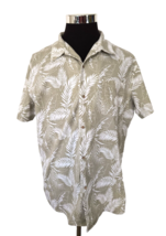 Coofandy Island Casual Shirt Men&#39;s Size Large Hawaiian Aloha Tropical Cotton - £15.03 GBP