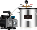 3 Gal Vacuum Chamber with Pump Kit, 3.5 Cfm Vacuum Pump and Chamber Kit ... - £176.50 GBP