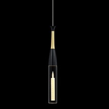 Modern Led Pendant Light For Kitchen Island Fixture Crystal Black Cylinder Brass - £29.49 GBP