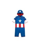 Disney Store Captain America Rash Guard Wetsuit Swimsuit Sz 2, 3, 4T - €21,43 EUR