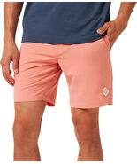 Travis Mathew Tech Chino Eco Golf Shorts Men&#39;s Size 36 Terra Cotta Pink ... - $645.61 MXN