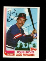 1982 TOPPS TRADED #87 JACK PERCONTE NM INDIANS *X74133 - $1.23