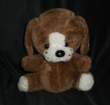 10&quot; Vintage Target Dayton Hudson Brown White Puppy Dog Stuffed Animal Plush Toy - £29.52 GBP