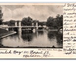 Foot Bridge in Public Gardens Boston Massachusetts MA UDB Postcard U22 - $3.91