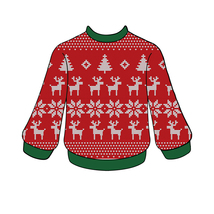 Ugly Reindeer Christmas Sweater svg download, Merry Christmas svg - £1.55 GBP