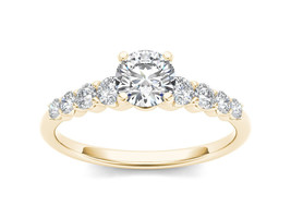 Authenticity Guarantee 
14K Yellow Gold 3/4ct TDW Classic Diamond Engagement ... - £919.01 GBP