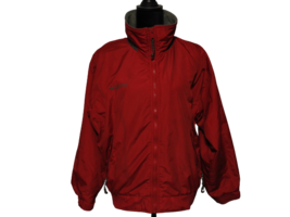 Columbia womens jacket - sportswear red 100% nylon full zip size m - £17.22 GBP