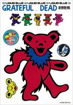 Grateful Dead RED Dancing Bears Outside Window Sticker Set   Car Decal - $5.99