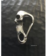 Skull Clip Carabiner Keychain Wallet Chain Hook DIY 316 Stainless Accessory