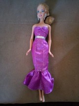  I Can Be An Actress Mattel Barbie Career Doll Purple Dress - £25.63 GBP