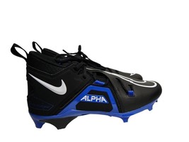 Nike Alpha Menace Pro 3 CT6649-007 Mens Size 11 Black Blue Football Cleats - £59.98 GBP