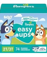 Pampers Easy Ups Boys&#39; Training, Size 2T-3T, 74ct - $20.78